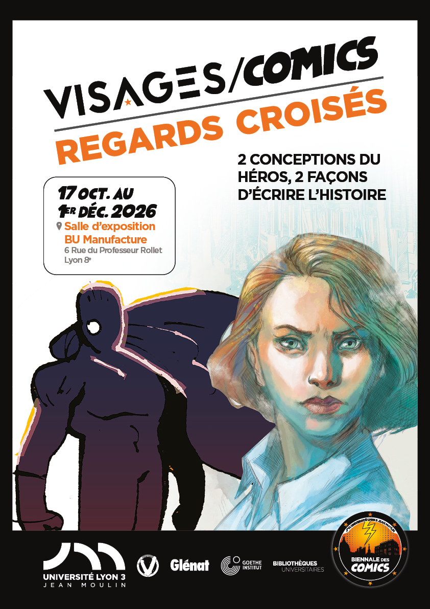 exposition visages /comics