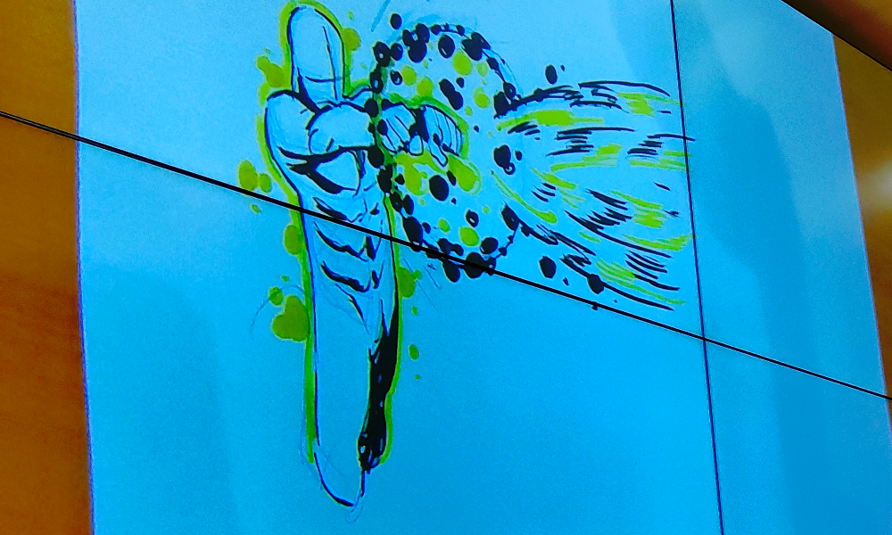 JON LANKRY LIVE DESSIN